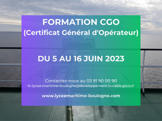 Formation CGO